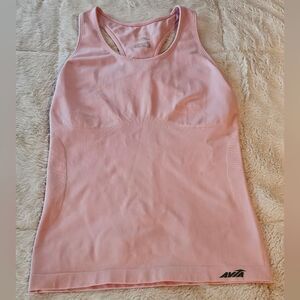 AVIA Active Rackerback Tank Top, Pink Size Medium
